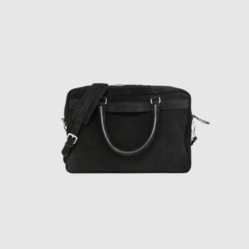 Singlezipp Bag MIKA suede black